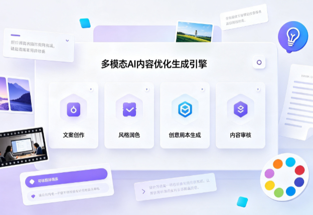 新浦区AI智能内容优化创新 多模态生成技术丰富数字内容创作生态